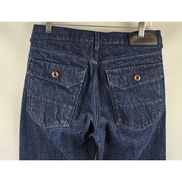 Sean John Jeans Men 32x30 Blue Hamilton Relaxed Straight Rose Gold Buttons Y2K - Picture 9 of 11